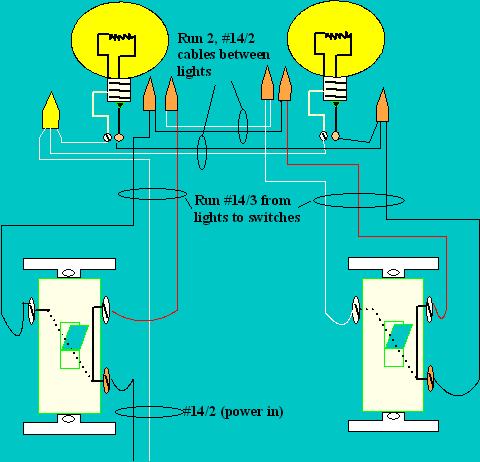 3 way switch wiring diagram ringer