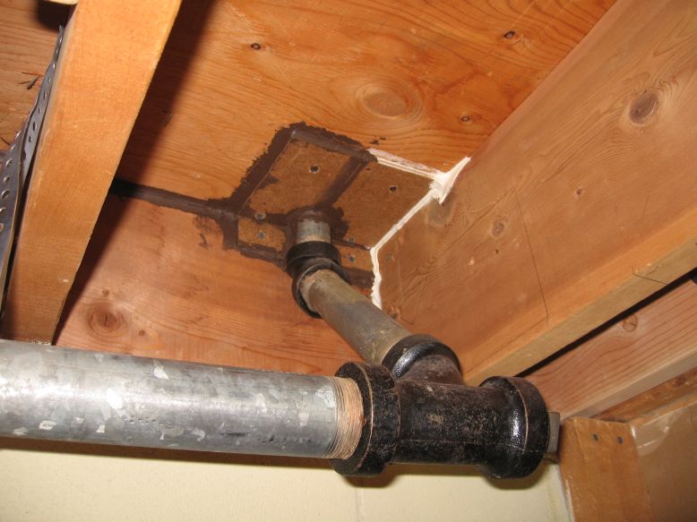 Connecting new lav drain to existing branch relocating 