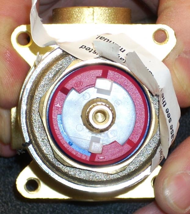 Aquasource Shower How Does Flow Control Cartridge Gear Inside