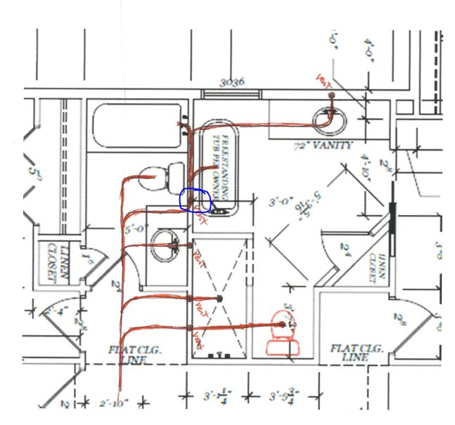 Rough plumbing for new construction... Terry Love