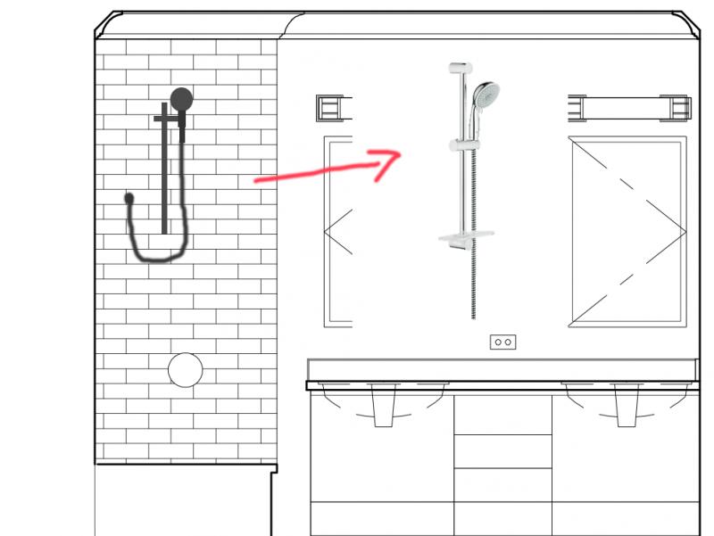 Where To Install A Hand Shower With Bar Terry Love Plumbing Advice Remodel Diy Professional Forum