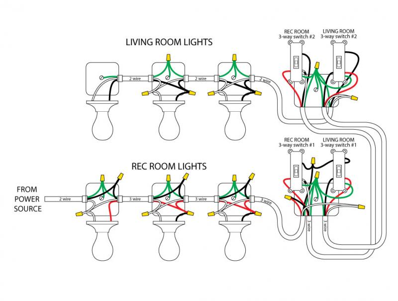 Two Way Double Light Switch Wiring Diagram from terrylove.com