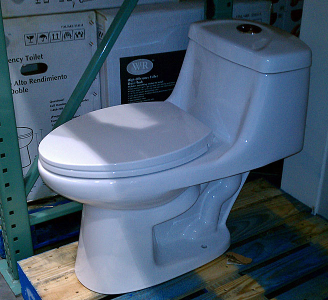 Water shop ridge toilet