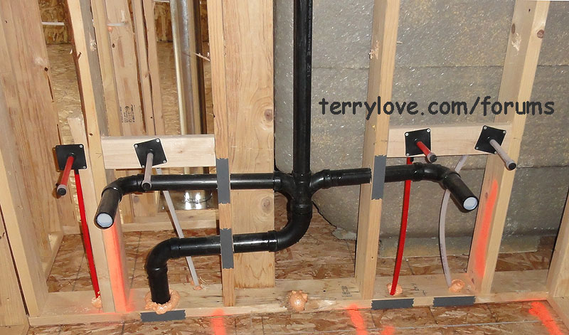 Double Vanity Horizontal Drain Run Help | Terry Love ...