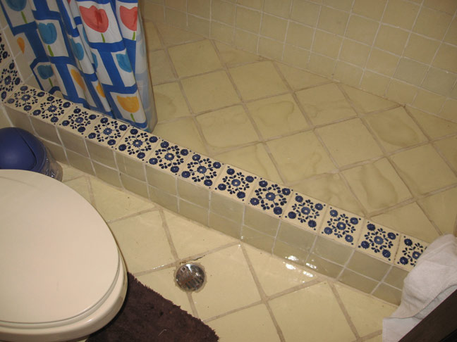 bathroom floor drain installation