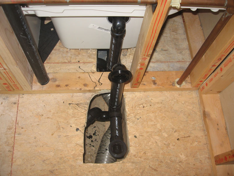 Bathtub drain pipe to waste pipe connection Terry Love
