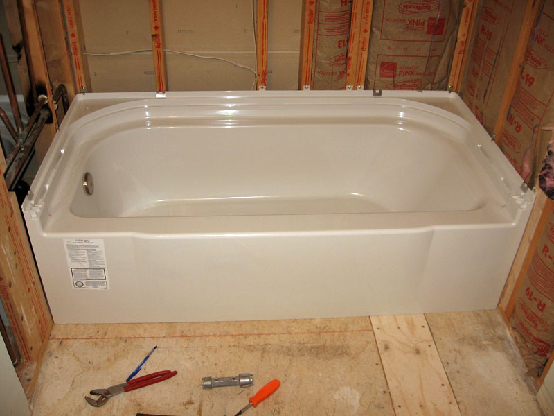 58 shop inch bathtub