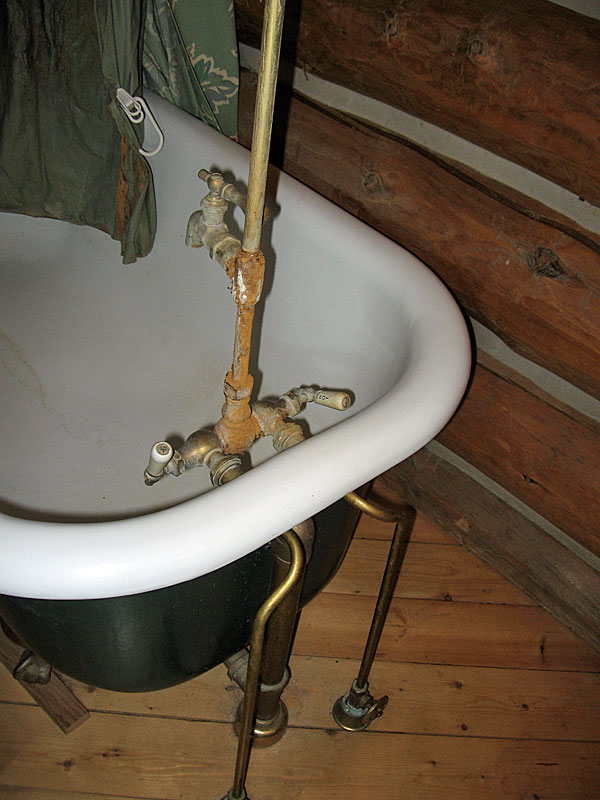 clawfoot tub plumbing installation