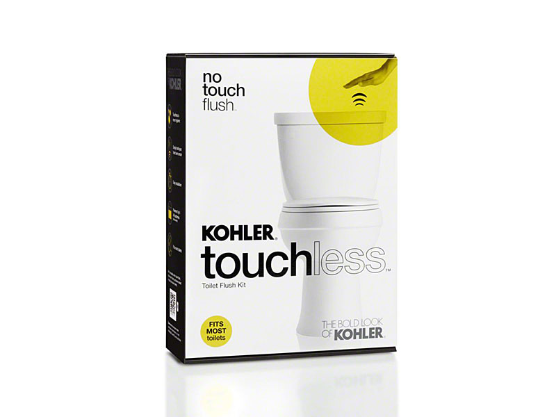 Touchless Toilet Flush Kit