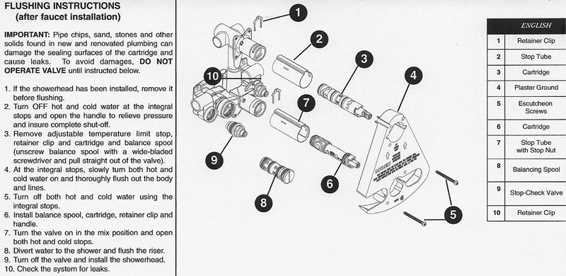 Moen 3330 3320 Valve Instructions Terry Love Plumbing