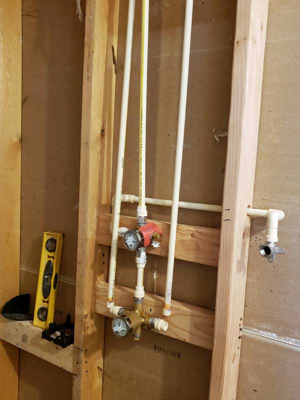 Shower Rough In with CPVC Terry Love Plumbing Advice & Remodel DIY