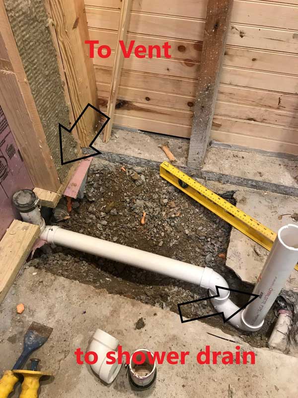 OK to add pipe between wye and 1/8 bend? Terry Love Plumbing Advice