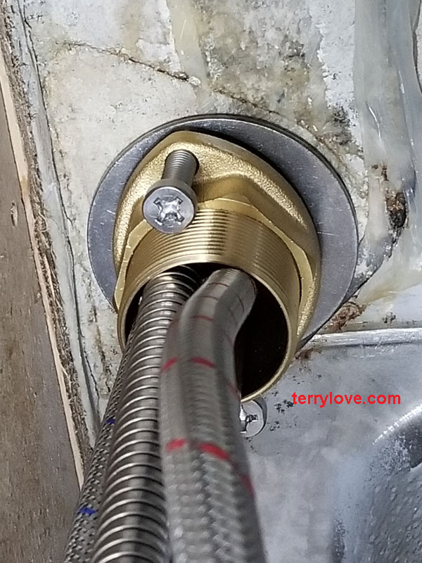 Faucet Nut Drilled 4 