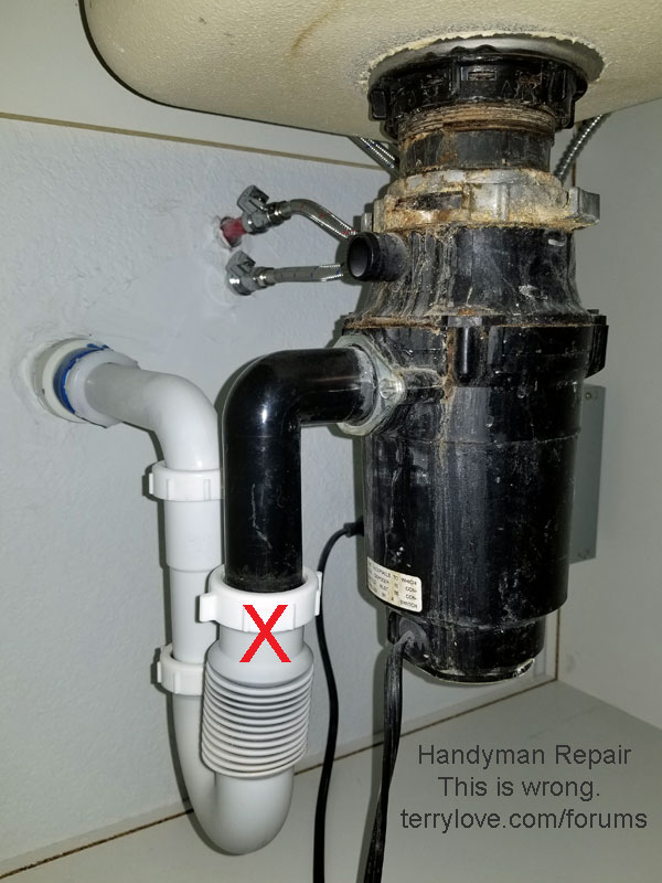 Cleanout plug original 60's bath sink p trap Terry Love Plumbing