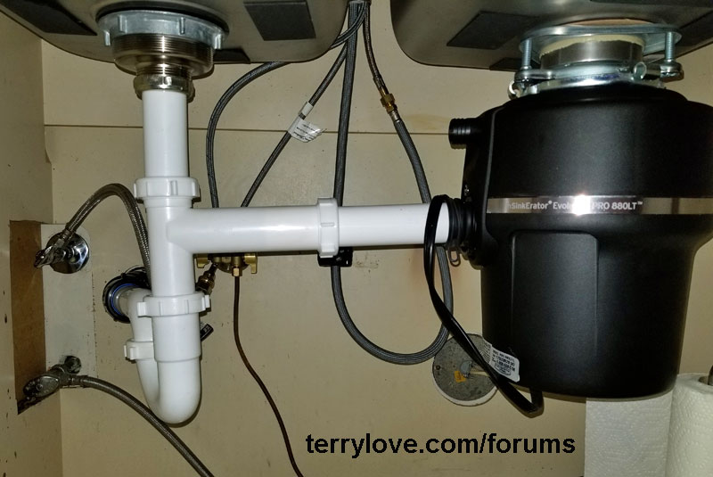 Install Garbage Disposal In Double Sink Terry Love Plumbing Advice Remodel Diy Professional Forum