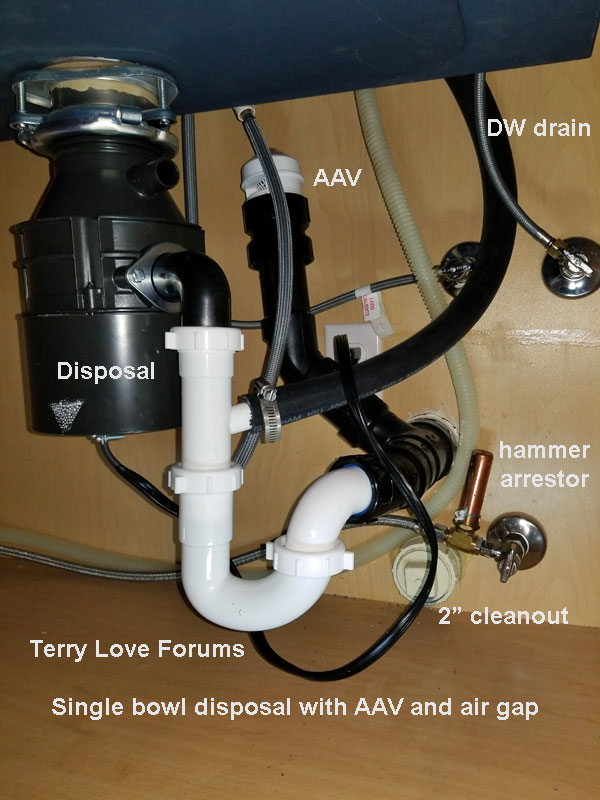 Disposal garbage up hook drain single How To