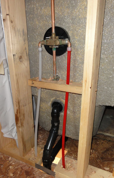 Offset tub drain when the floor joist is in the way. | Terry Love ...