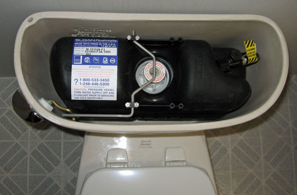 pressure assist toilet